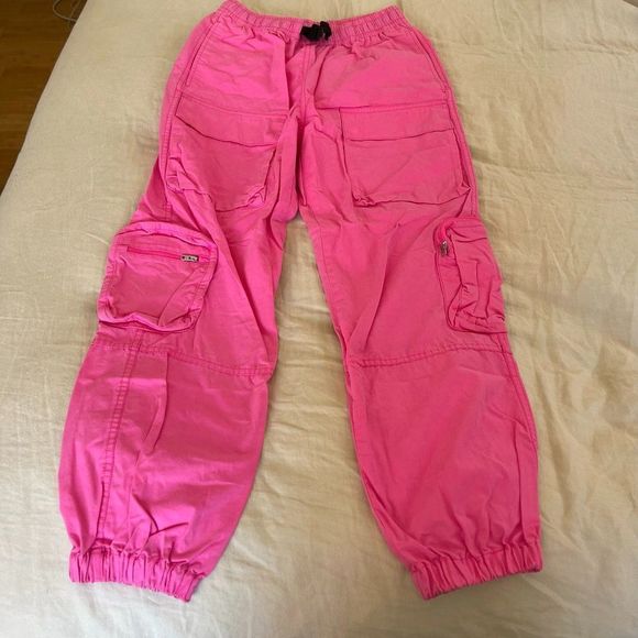 Aritzia Pink Cargo Pants - Picture 1 of 8